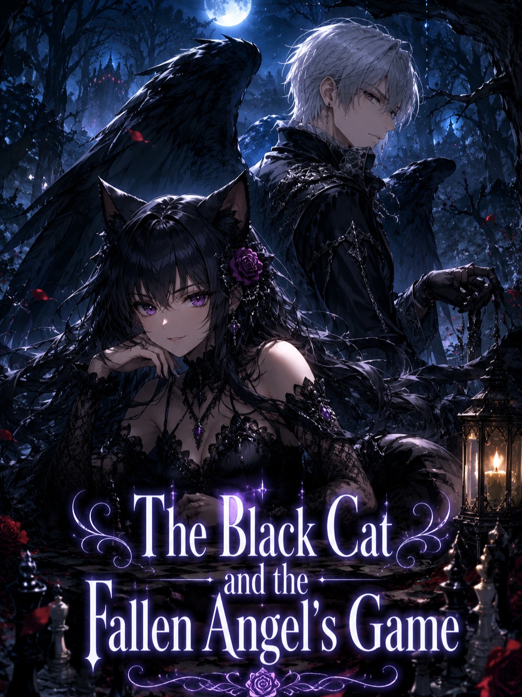 The Black Cat and the Fallen Angel's Game artwork