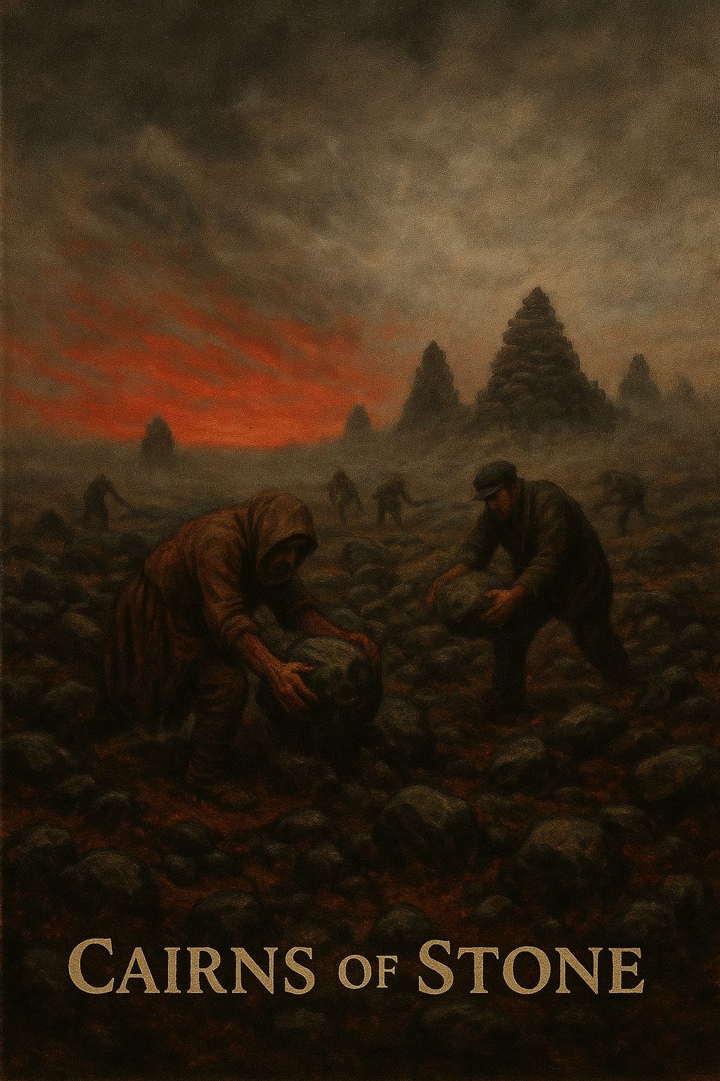 Cairns of stone artwork