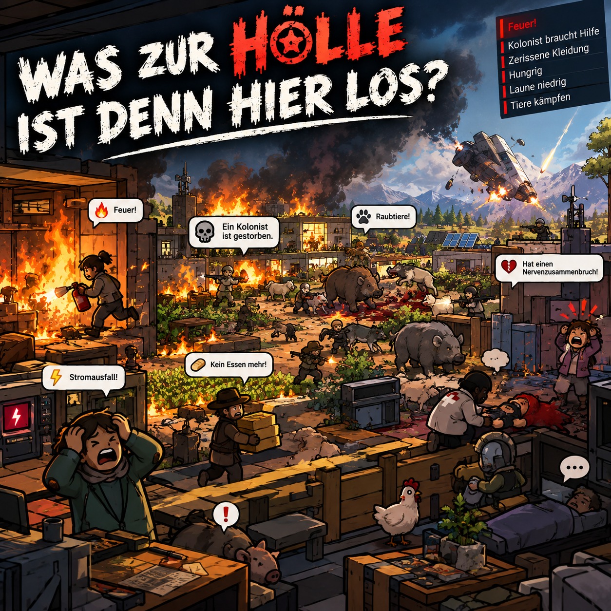Was zur Hölle ist denn hier los? artwork