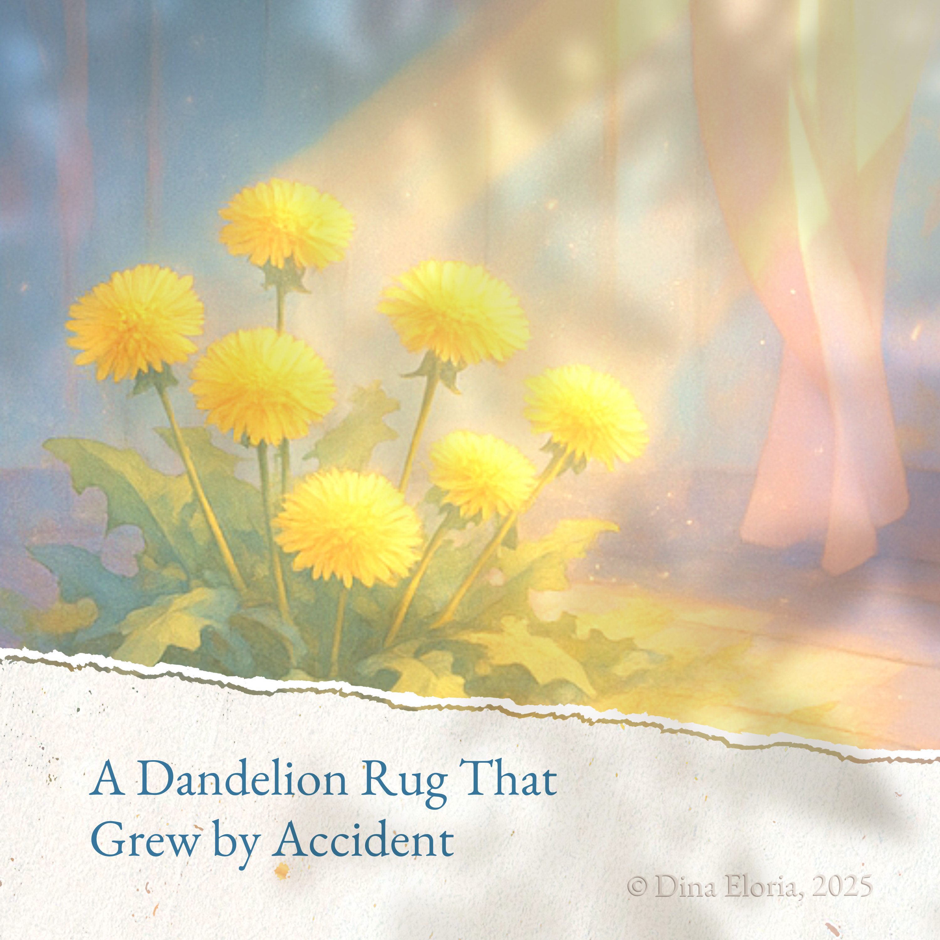Inst A Dandelion Rug That Grew by Accident artwork