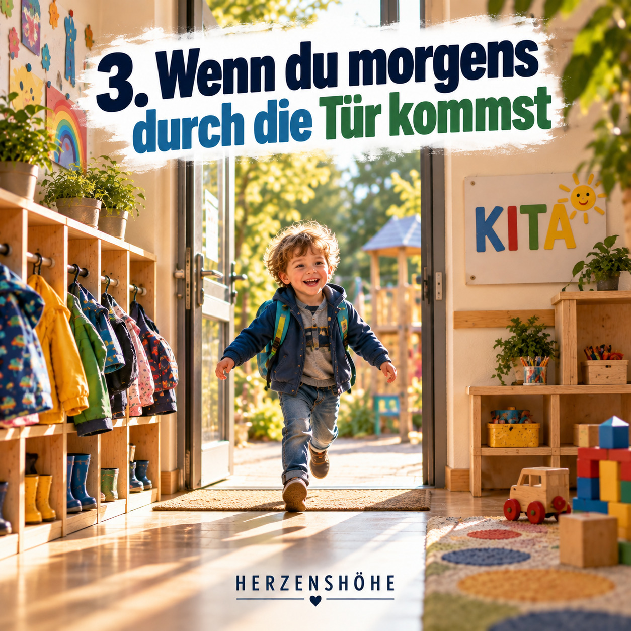 3. Wenn du morgens durch die Tür kommst artwork