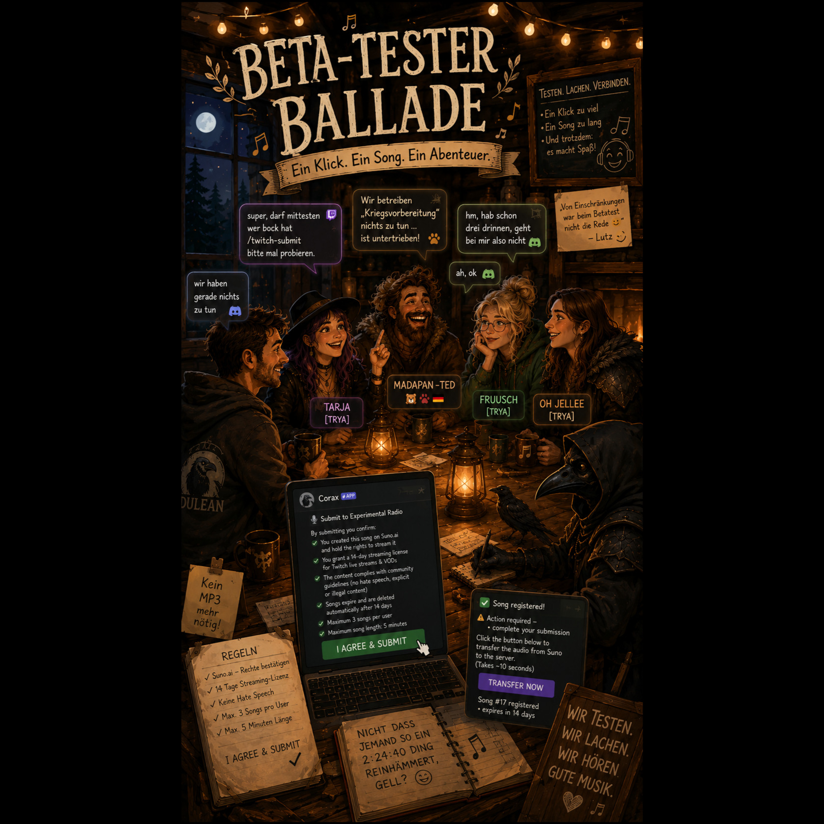 Beta Tester Crew artwork