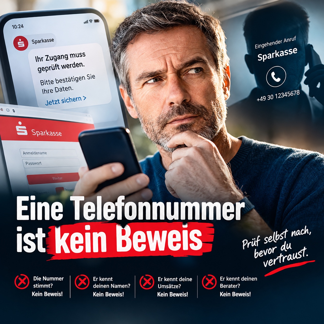 Eine Telefonnummer ist kein Beweis artwork