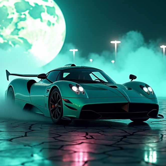 Pagani Huayra BC artwork