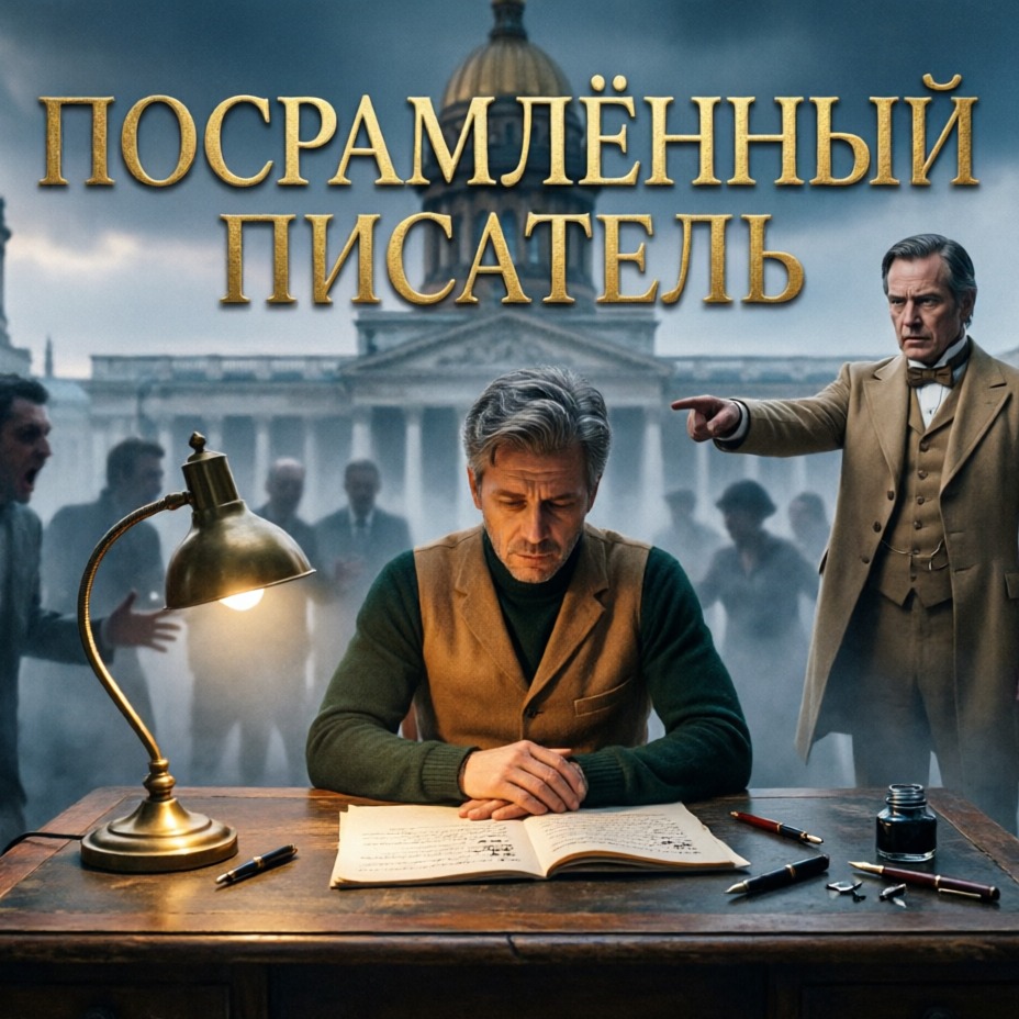 Посрамлённый писатель artwork