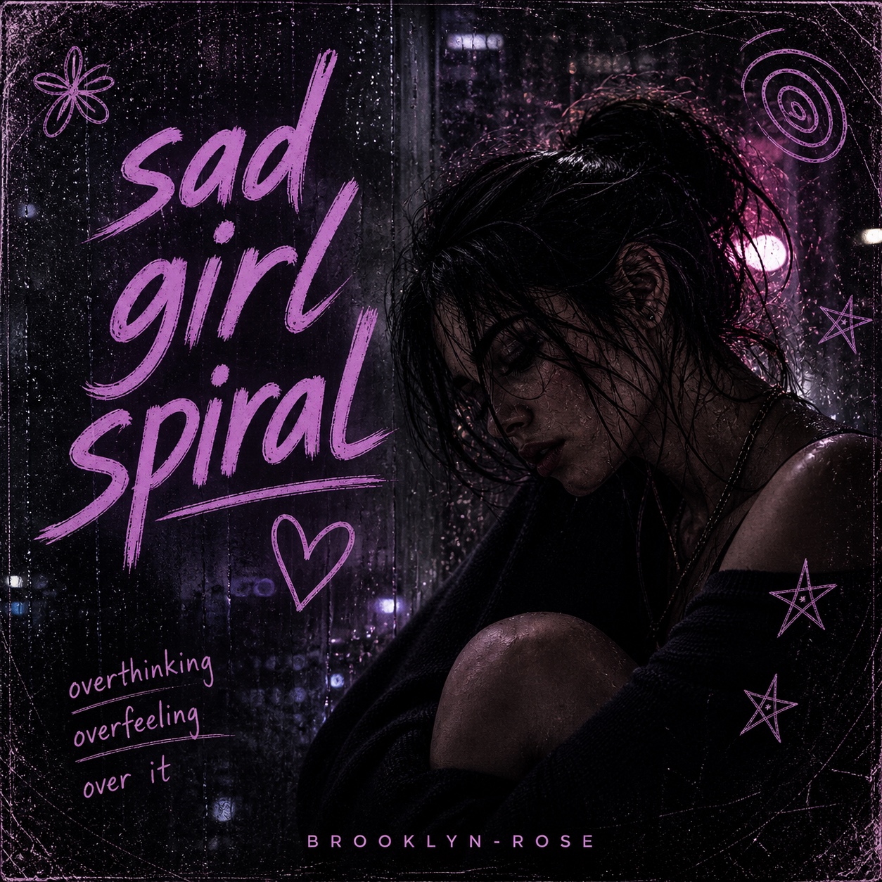 sad girl spiral