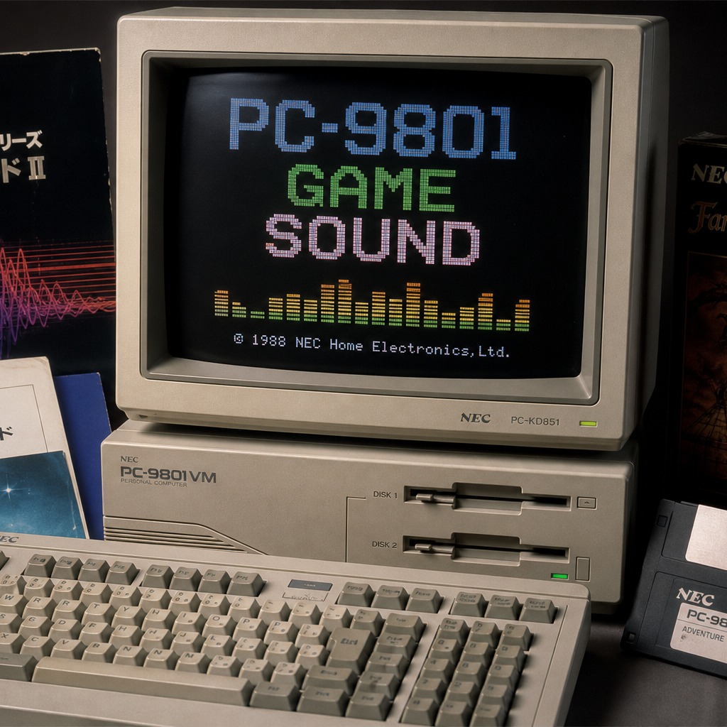 PC9801 GAME SOUND ゴメン!! 全然 音が違う!! artwork