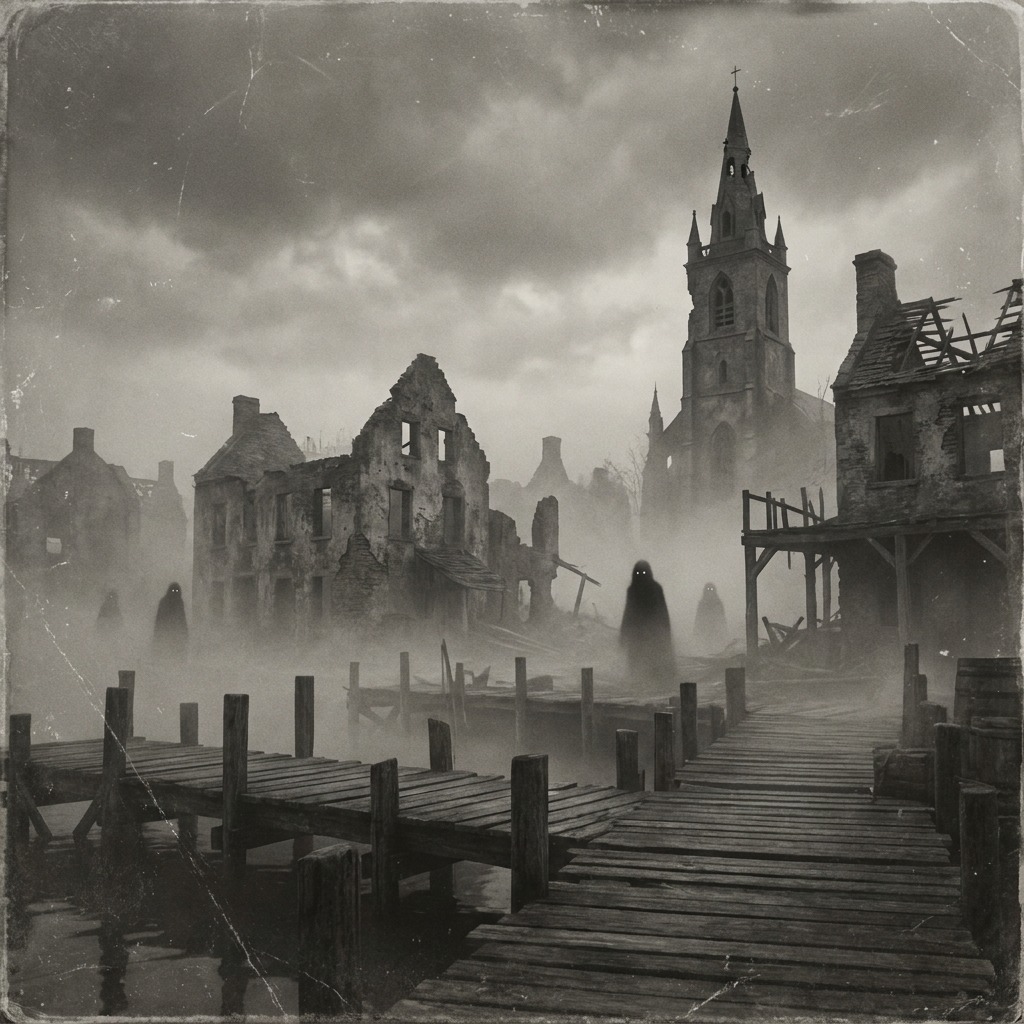 Mist over Innsmouth（インスマウスを覆う霧） artwork