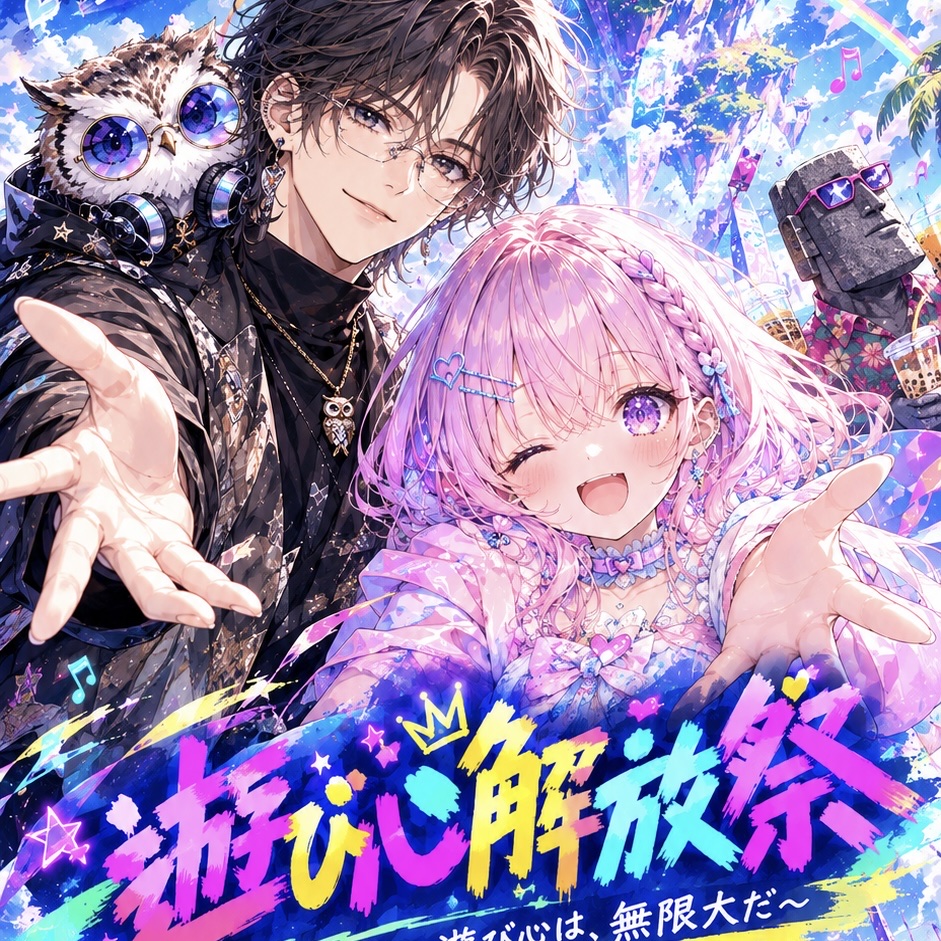 (前夜祭告知曲) 遊び心解放祭 〜靴下(筋肉？)ファイター立ち上がれ！ 〜 #遊び心解放祭 #グッバイネクステ artwork