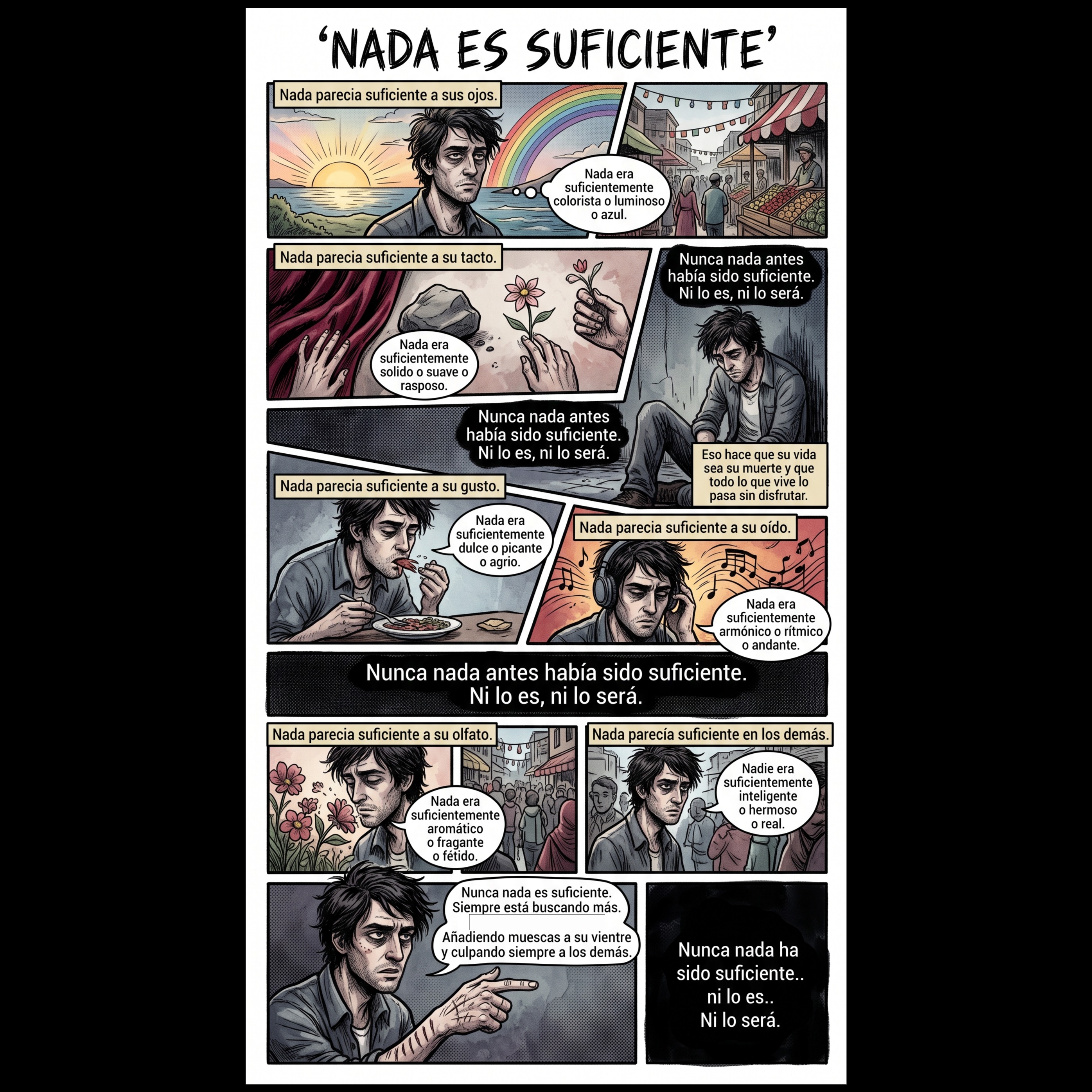 Nada Es Suficiente - El artwork
