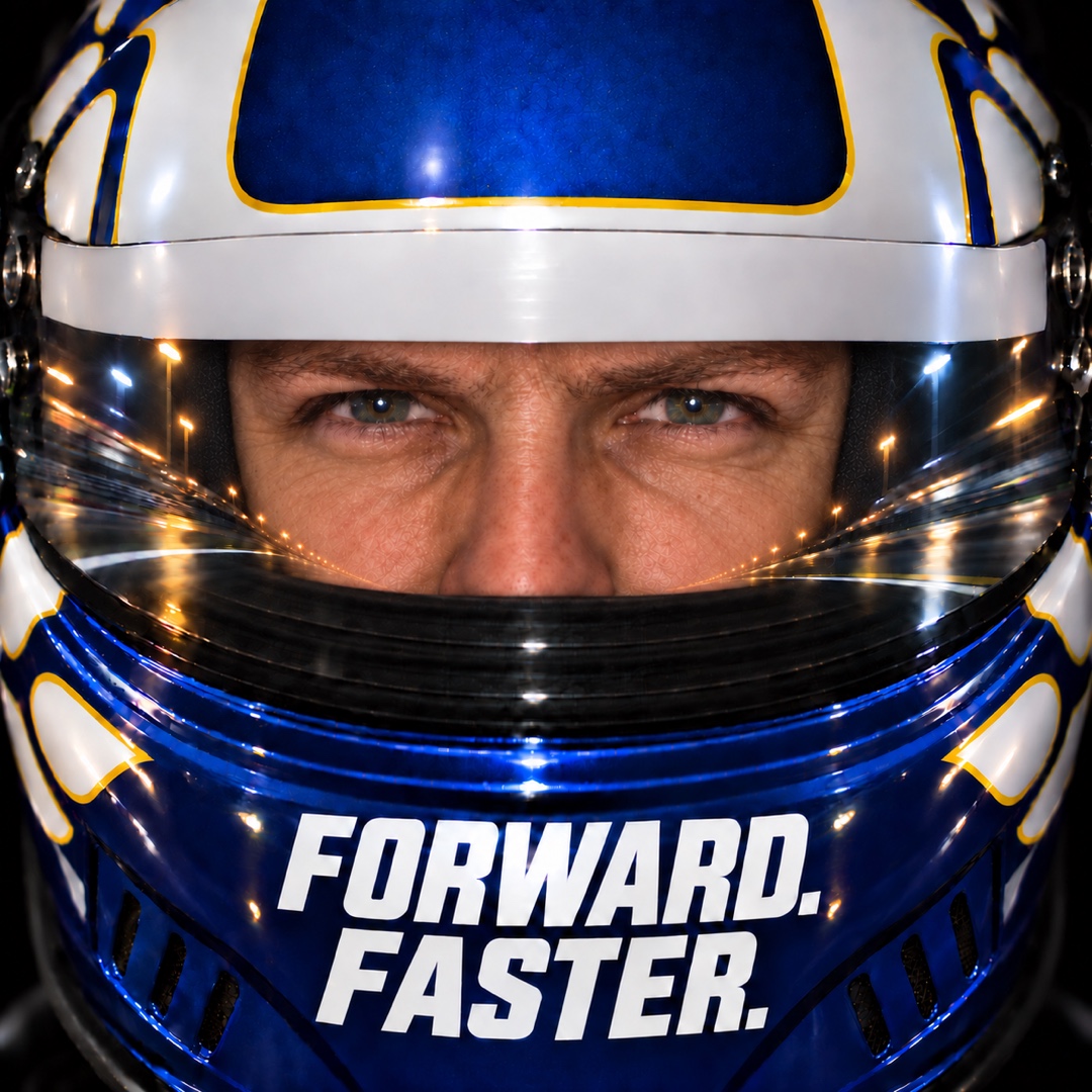 Forward. Faster. artwork