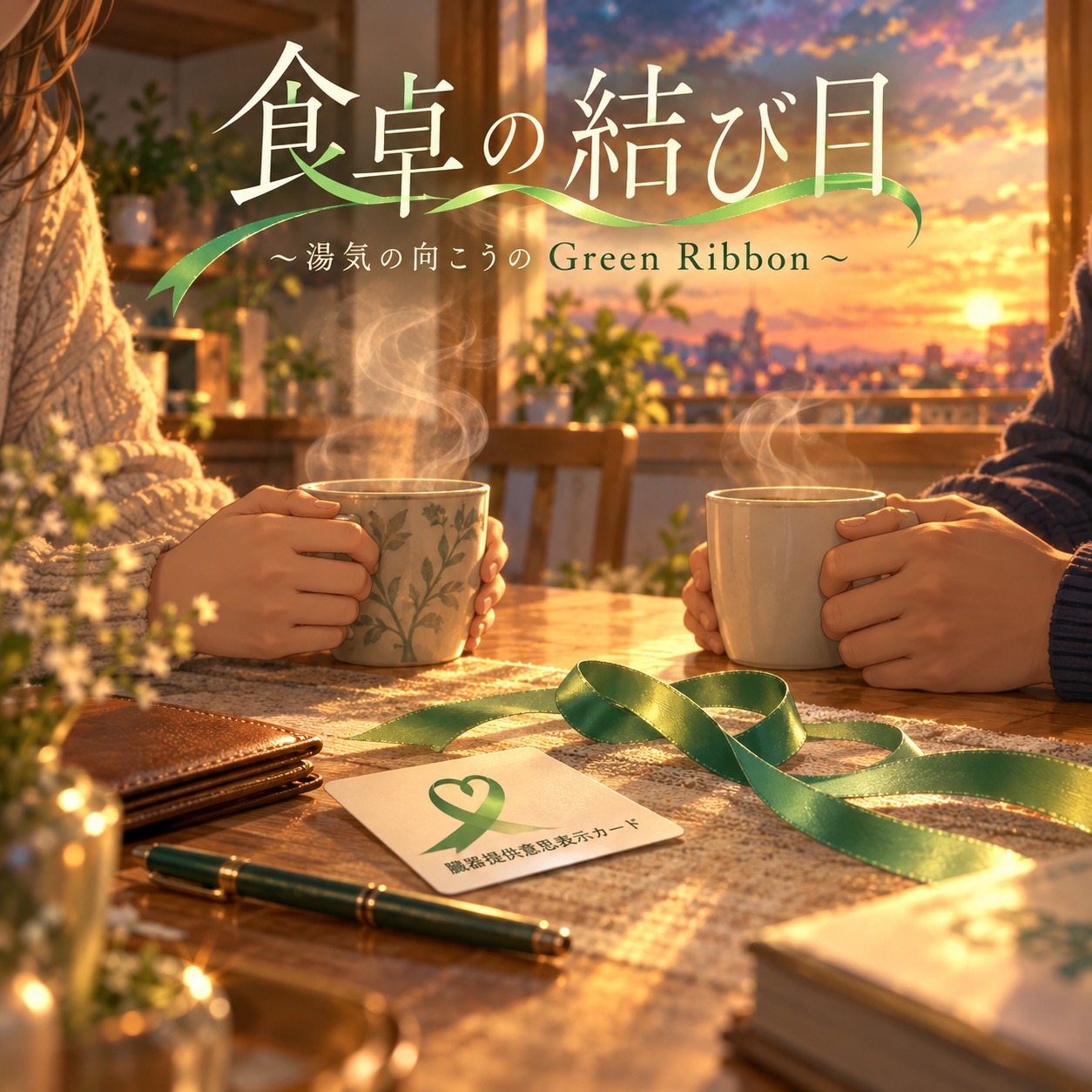 食卓の結び目 〜湯気の向こうのGreen Ribbon〜 artwork