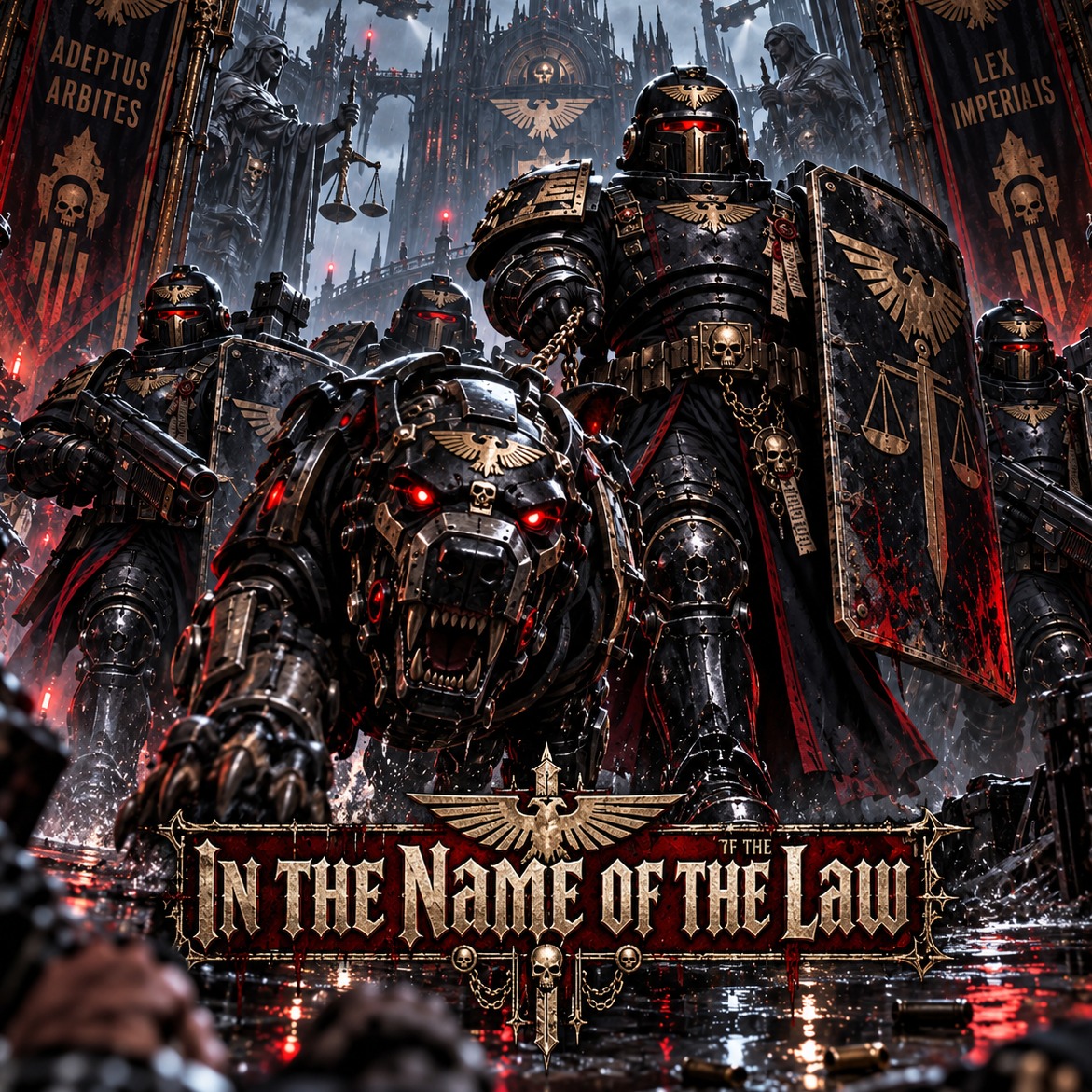 WH 40k. In the Name of the Law artwork