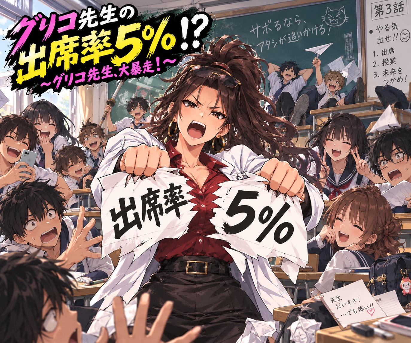 出席率5パーセント artwork