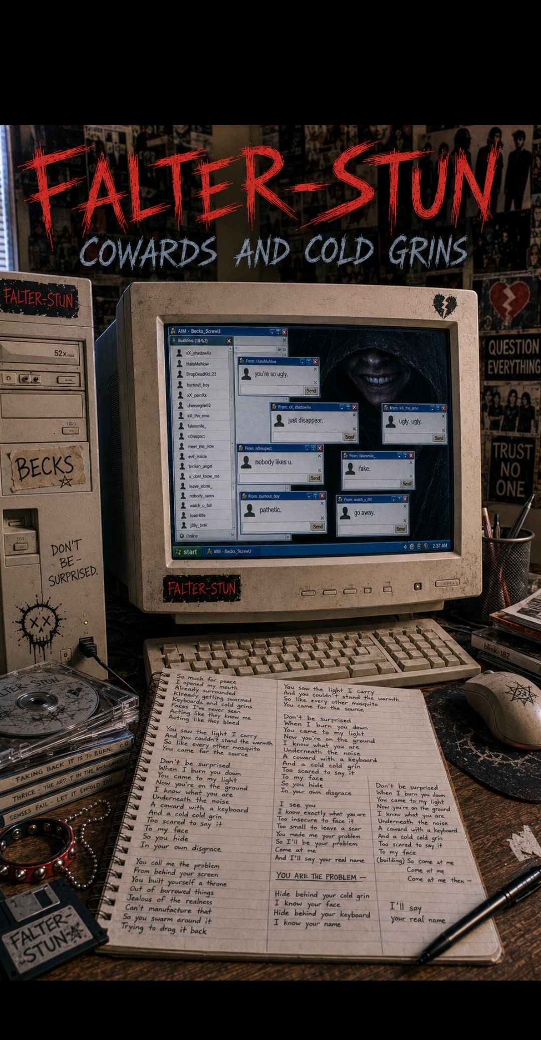 Cowards and Cold Grins artwork