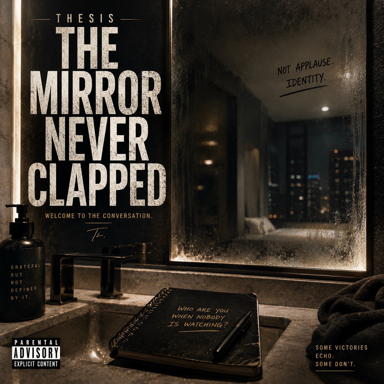 THE MIRROR NEVER CLAPPED artwork