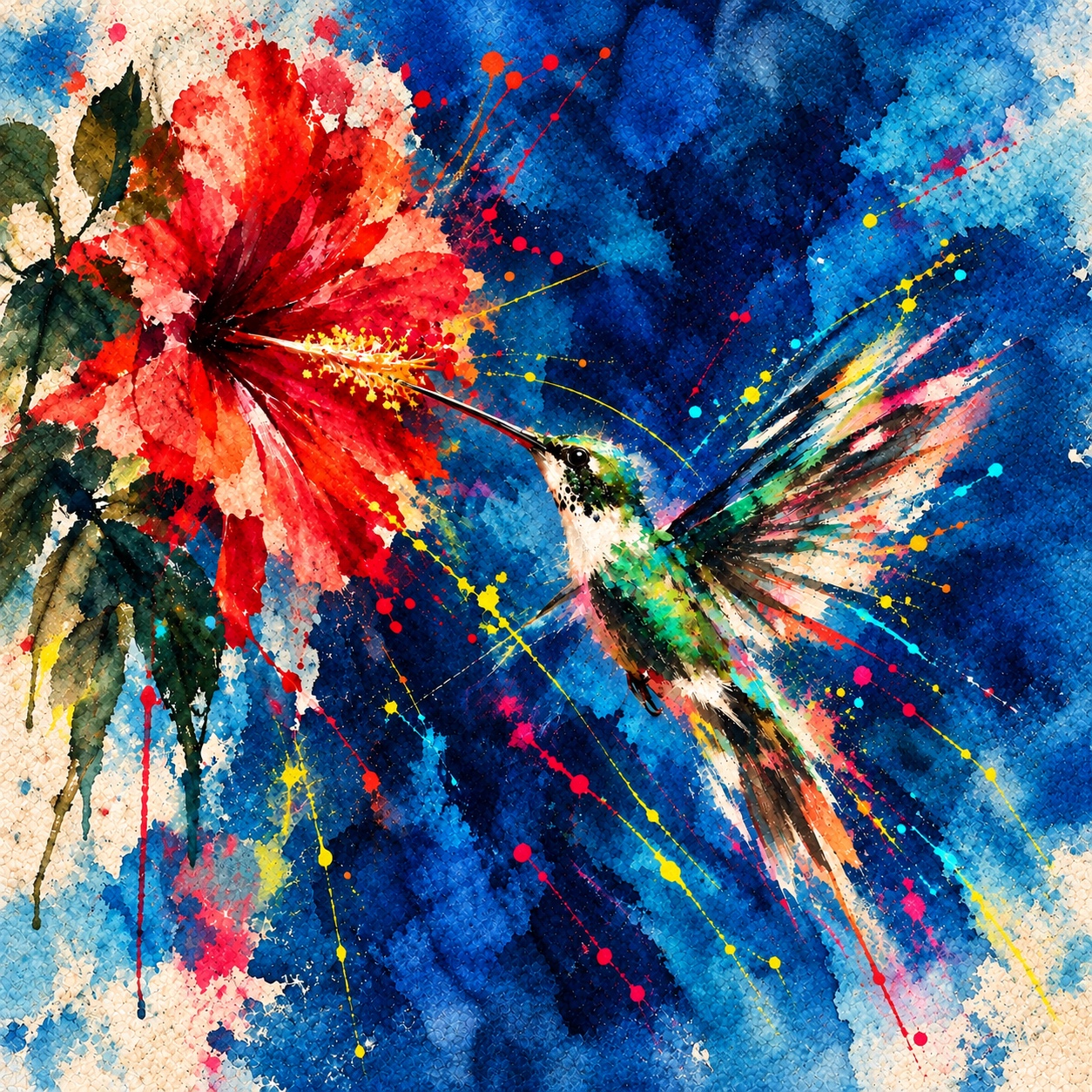 Hummingbird artwork