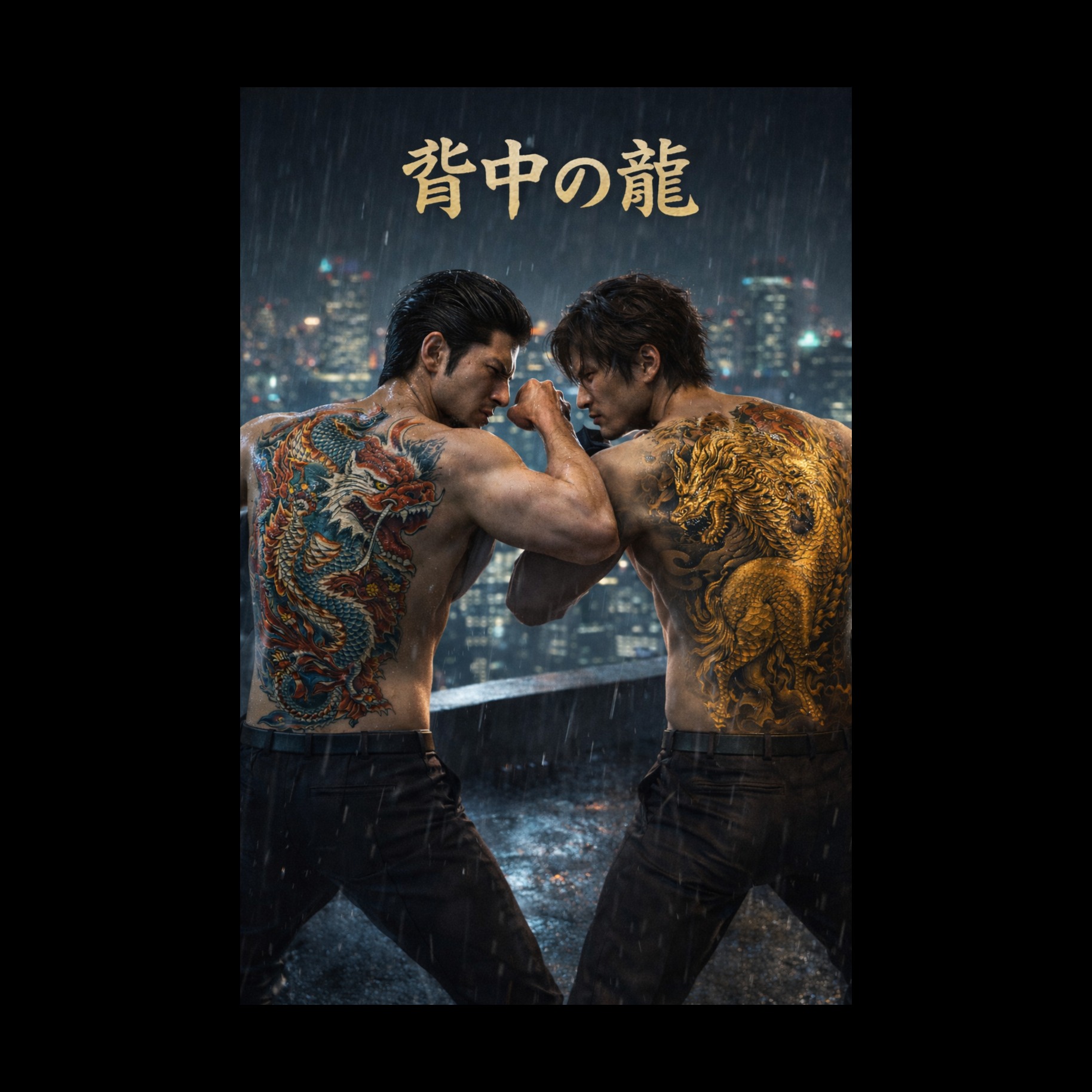 背中の龍 artwork
