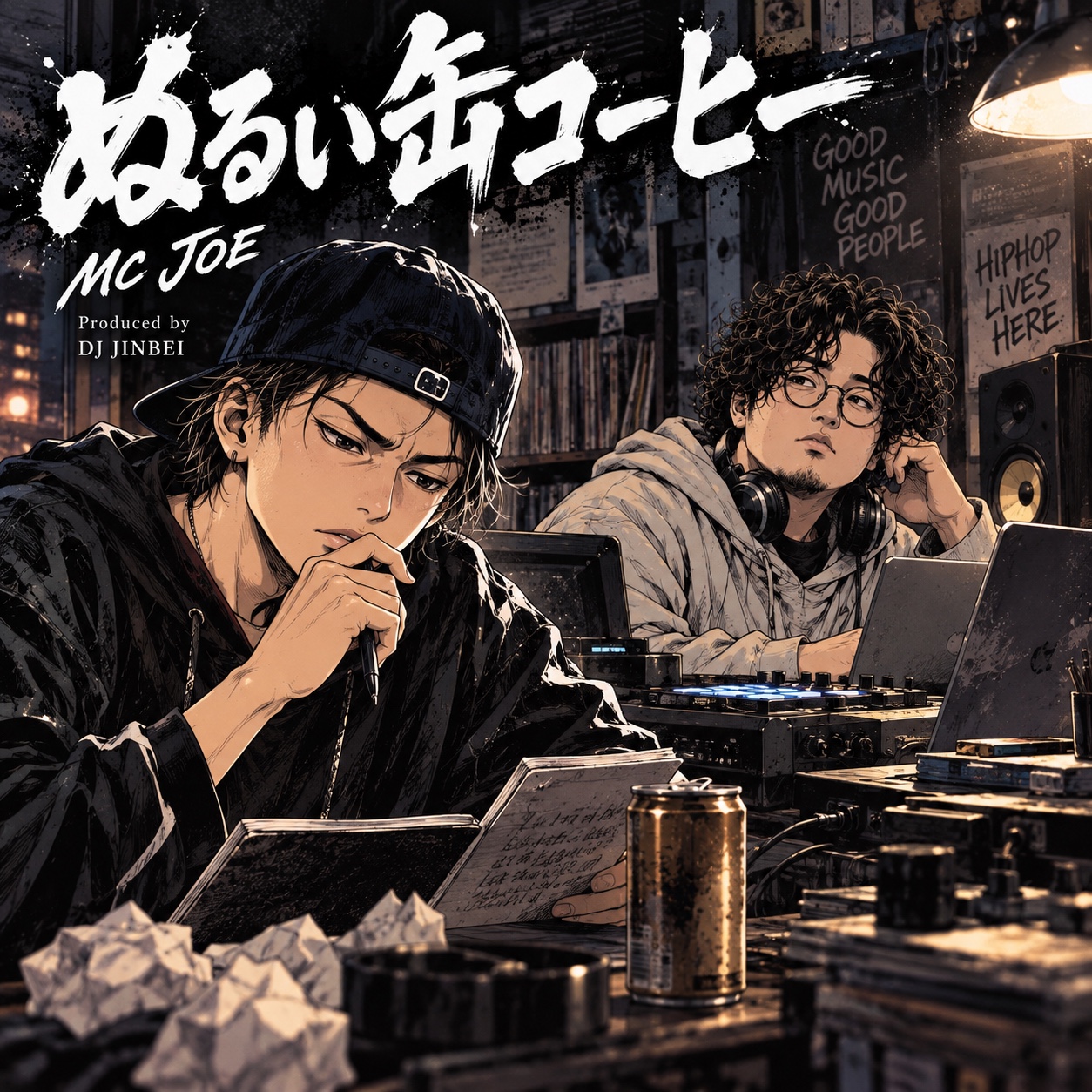 『ぬるい缶コーヒー』  MC JOE artwork
