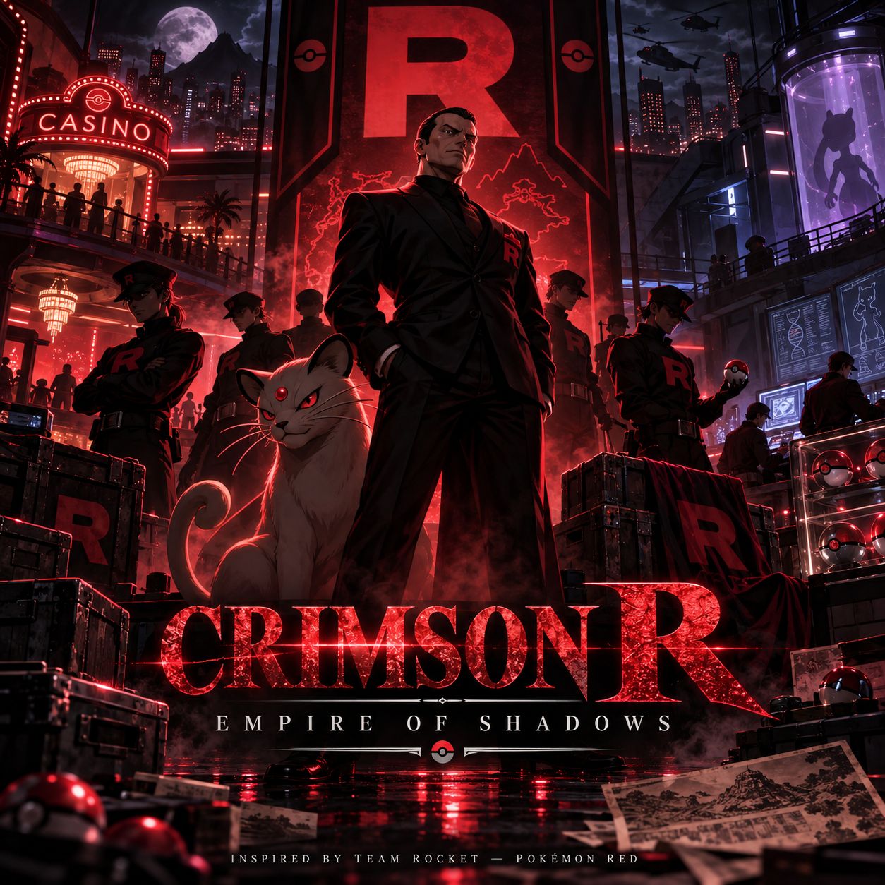 CRIMSON R — EMPIRE OF SHADOWS artwork