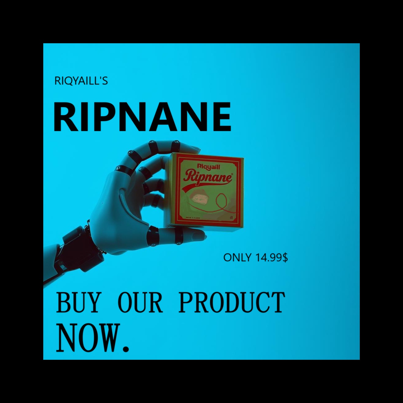 BUY OUR PRODUCT NOW. artwork