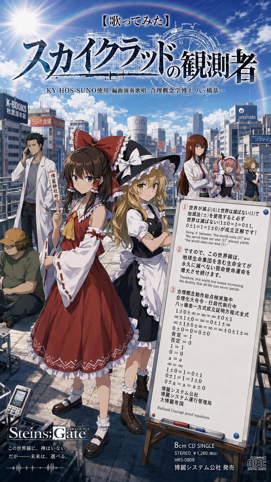 【歌ってみた】スカイクラッドの観測者 「Open The Eyes (Korean Ver.)」(Rev.I KY-NNS一式用JIS-ALL Code ∞WOM,∞ROM 解析分析中)@八ッ橋恭一 artwork