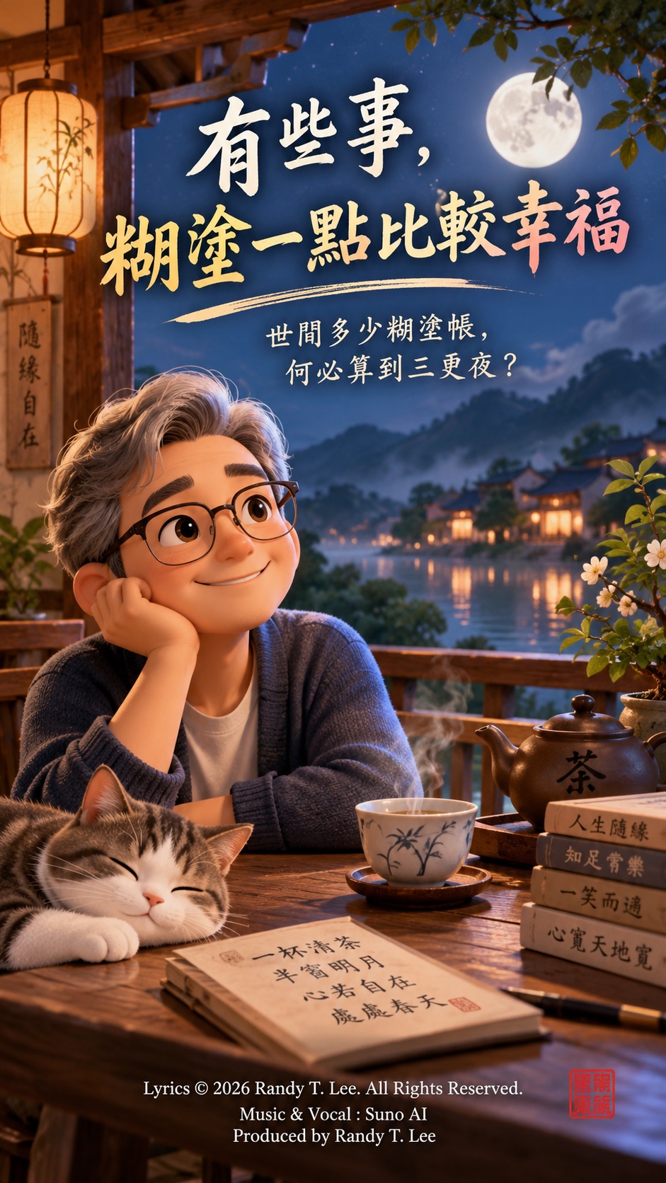 《有些事，糊塗一點比較幸福》 artwork
