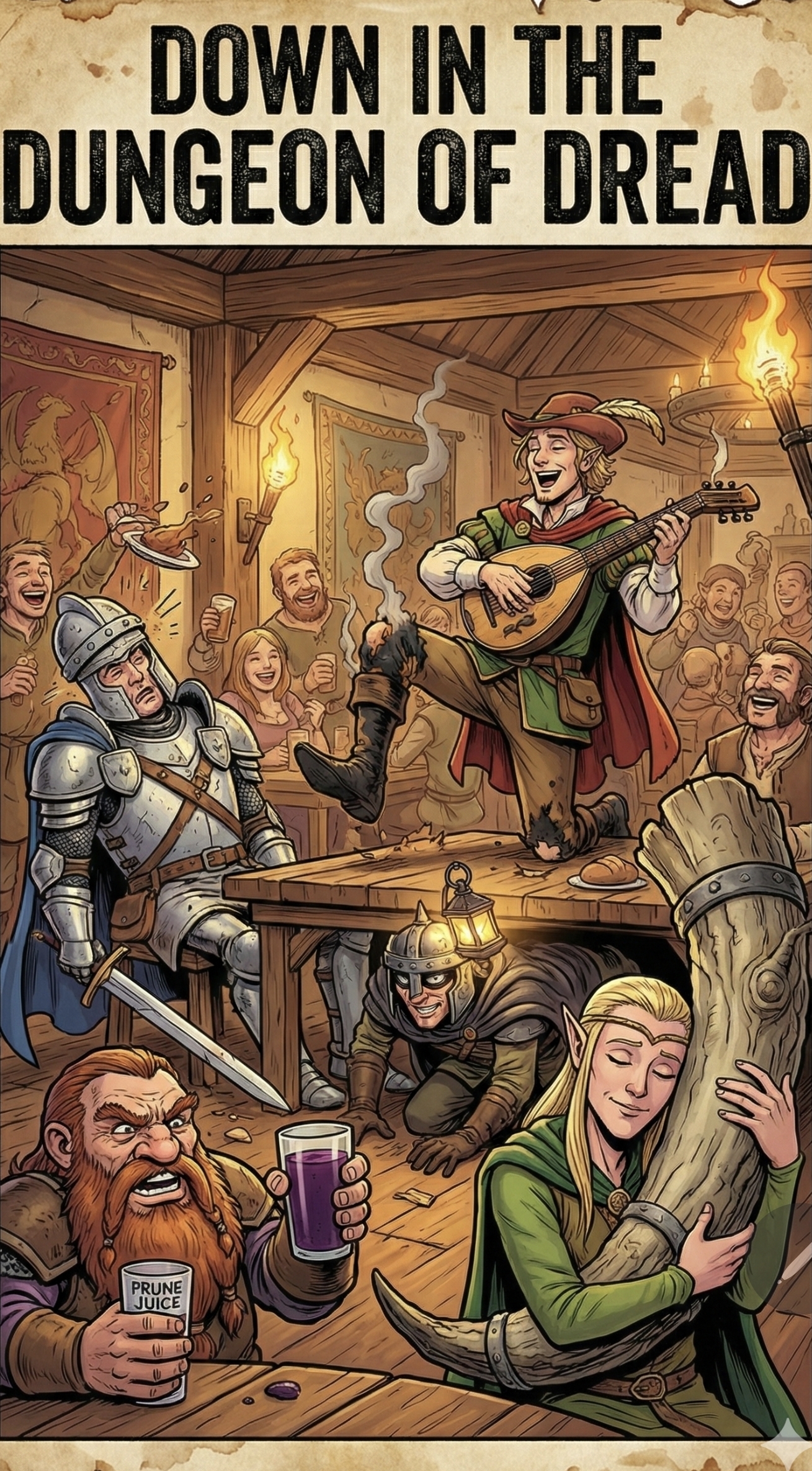 Down in the Dungeon of Dread artwork