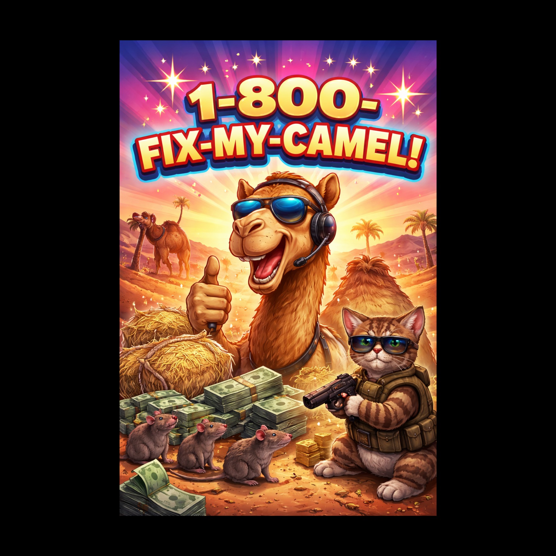 👏👏1-800-Fix-My-Camel! artwork
