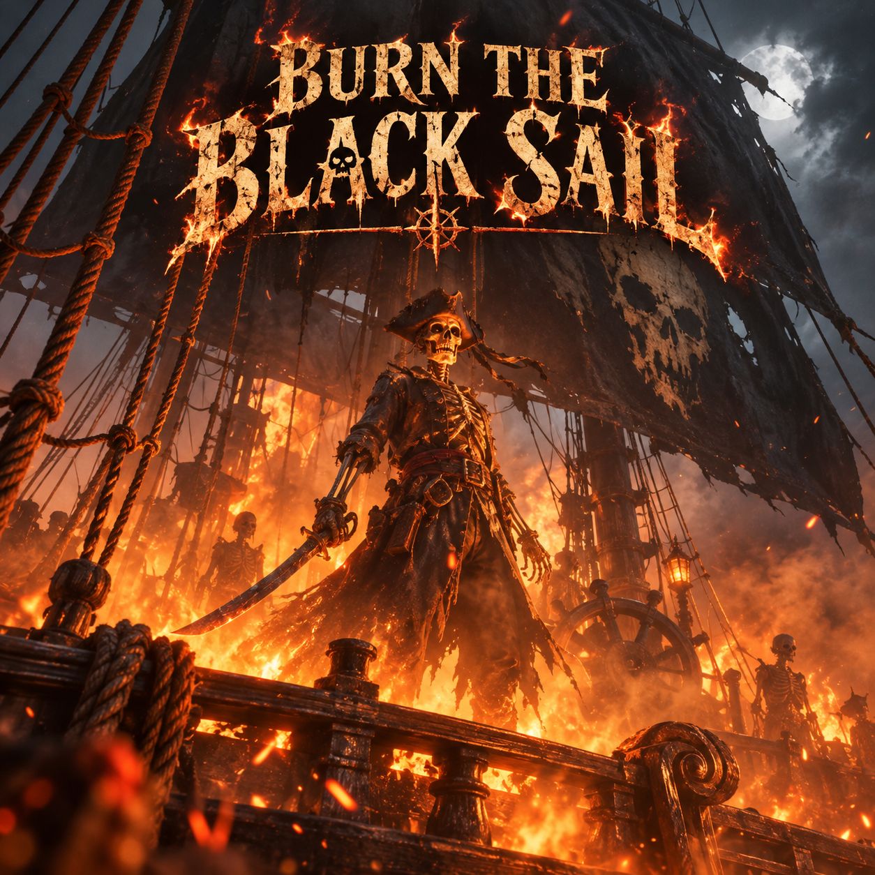 BURN THE BLACK SAIL artwork