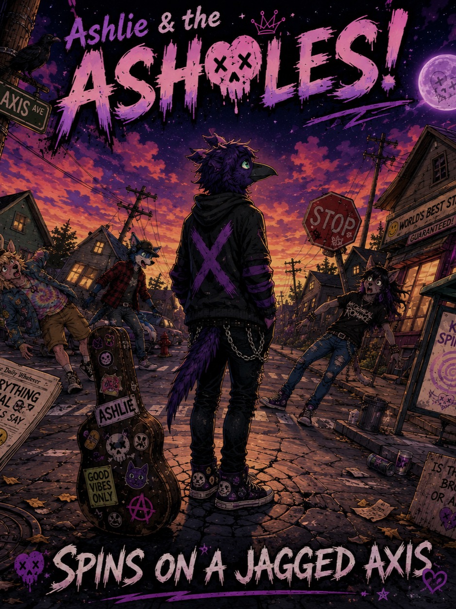 Spins on a Jagged Axis artwork