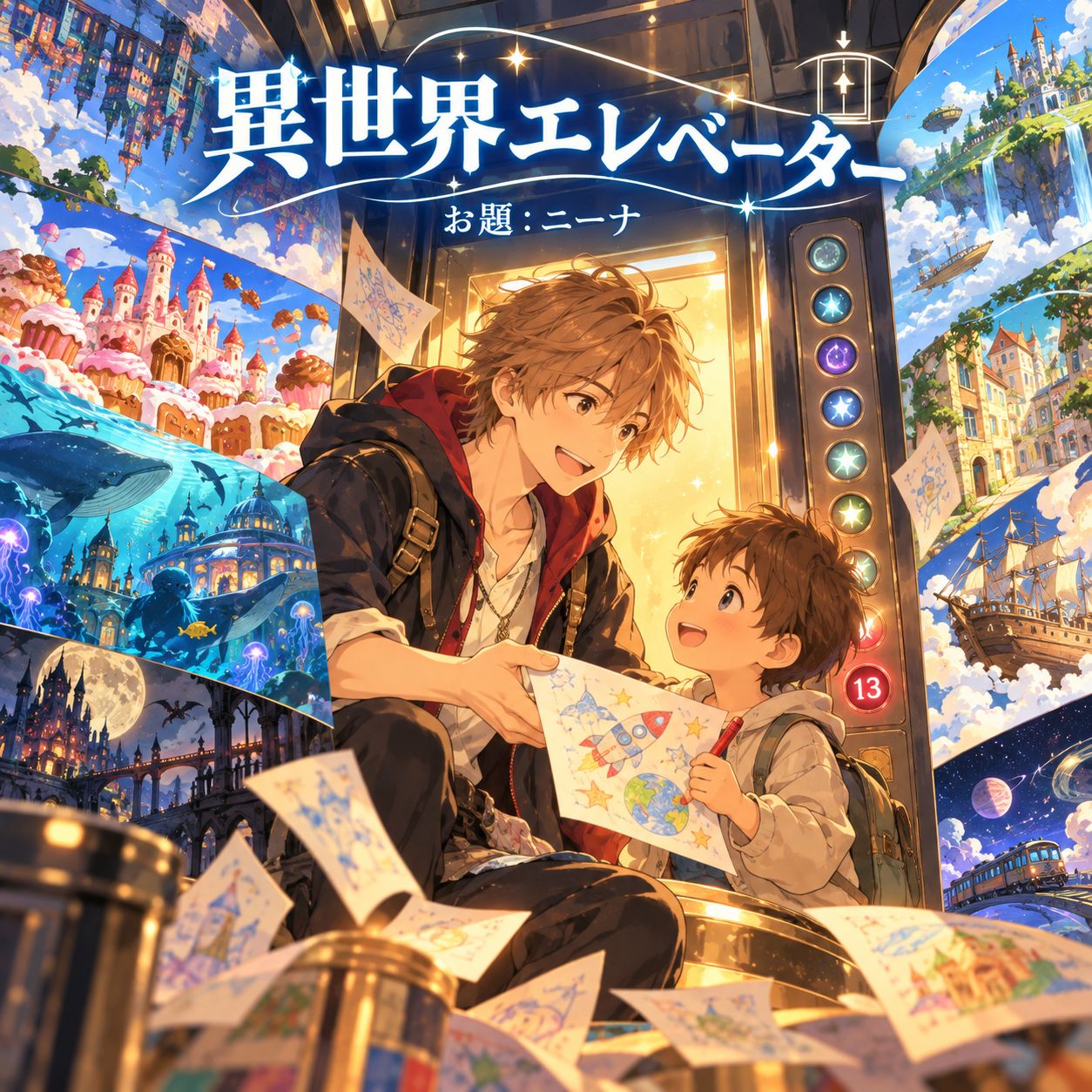 異世界エレベーター｜お題：ニーナ artwork