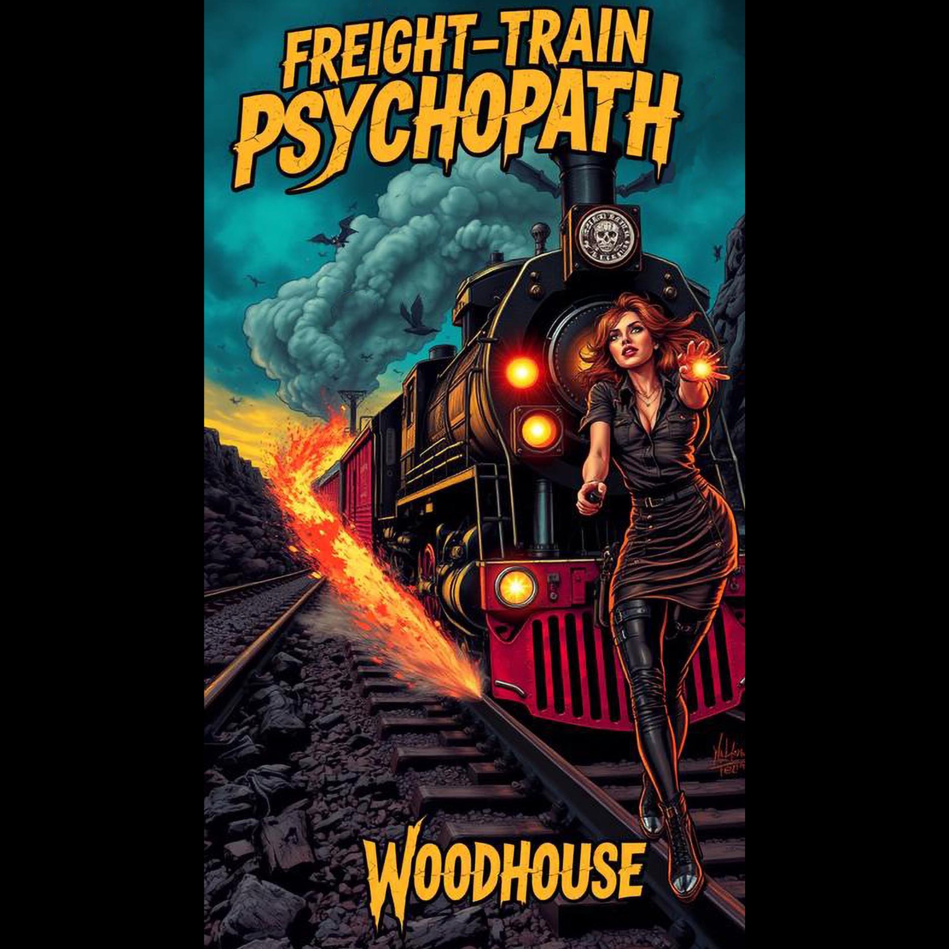 Freight-Train Psychopath - Original artwork