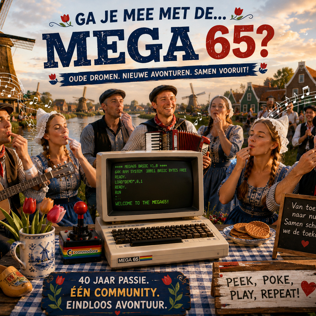 [Dutch] Kun jij nog mee met MEGA65? artwork