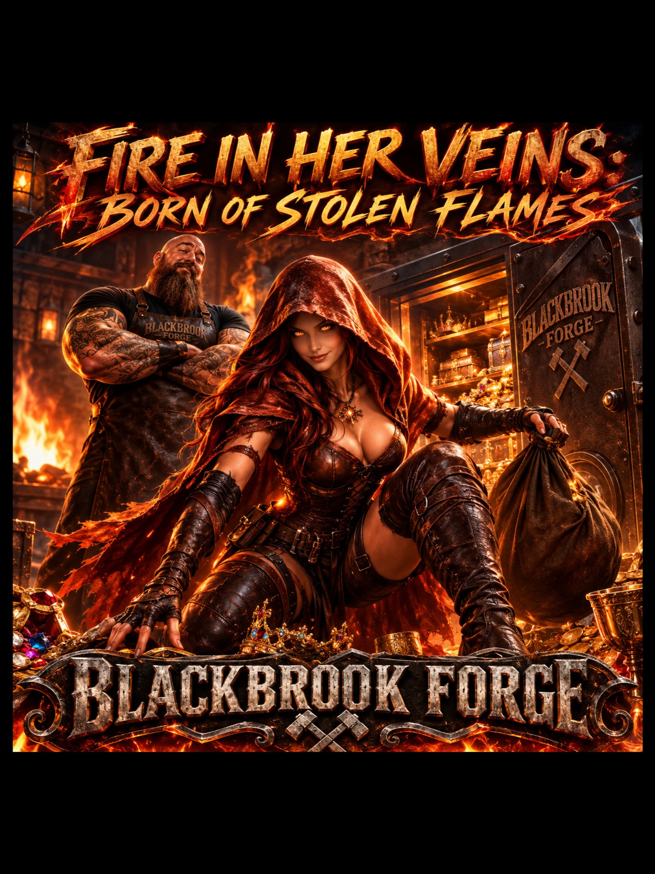 Fire in Her Veins: Born of Stolen Flames artwork