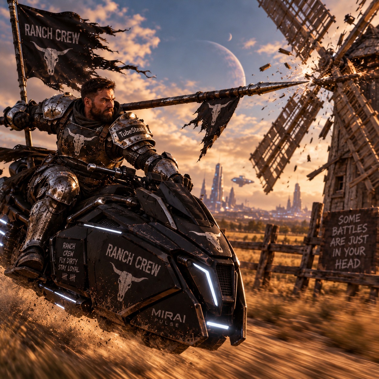 Jousting Windmills artwork