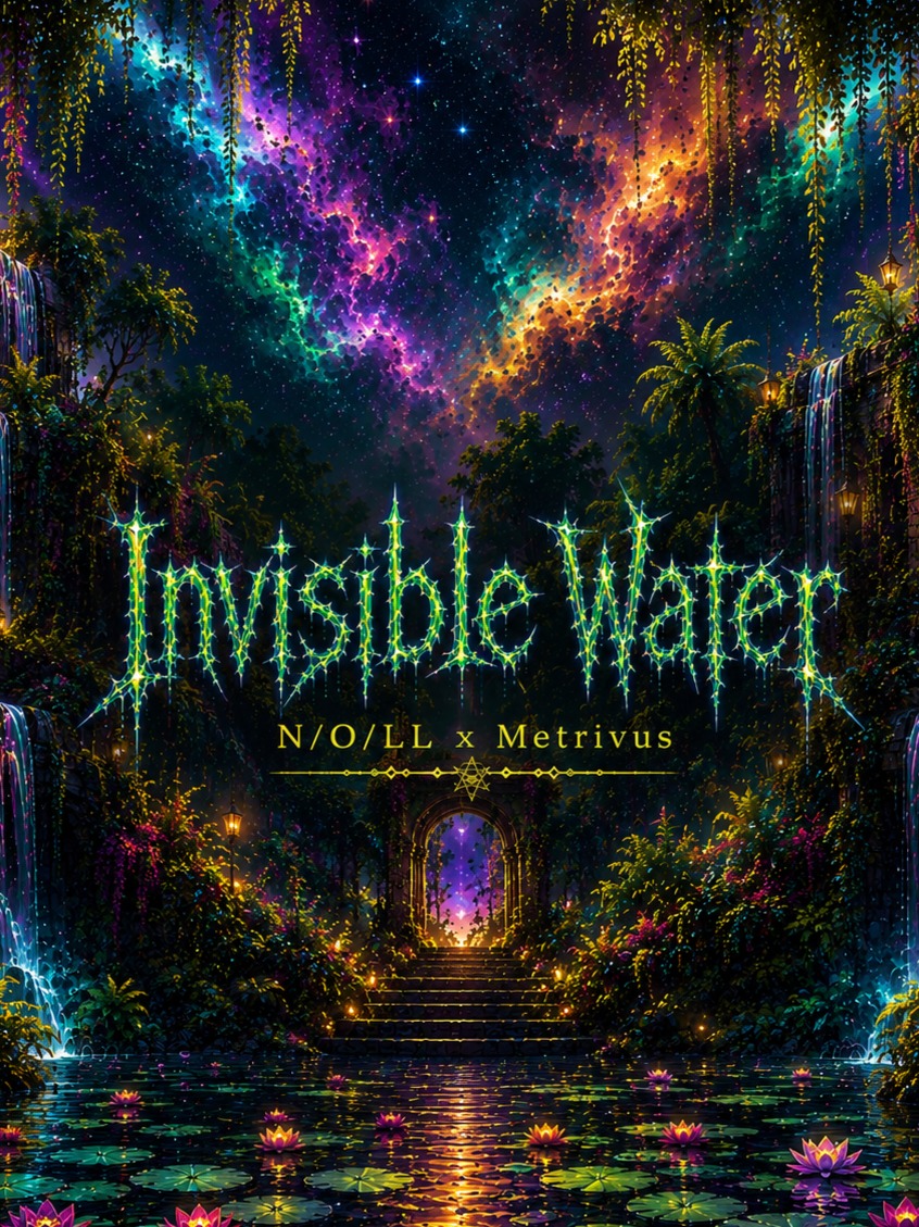 Invisible Water - N/0/LL x Metrivus // Mashup artwork