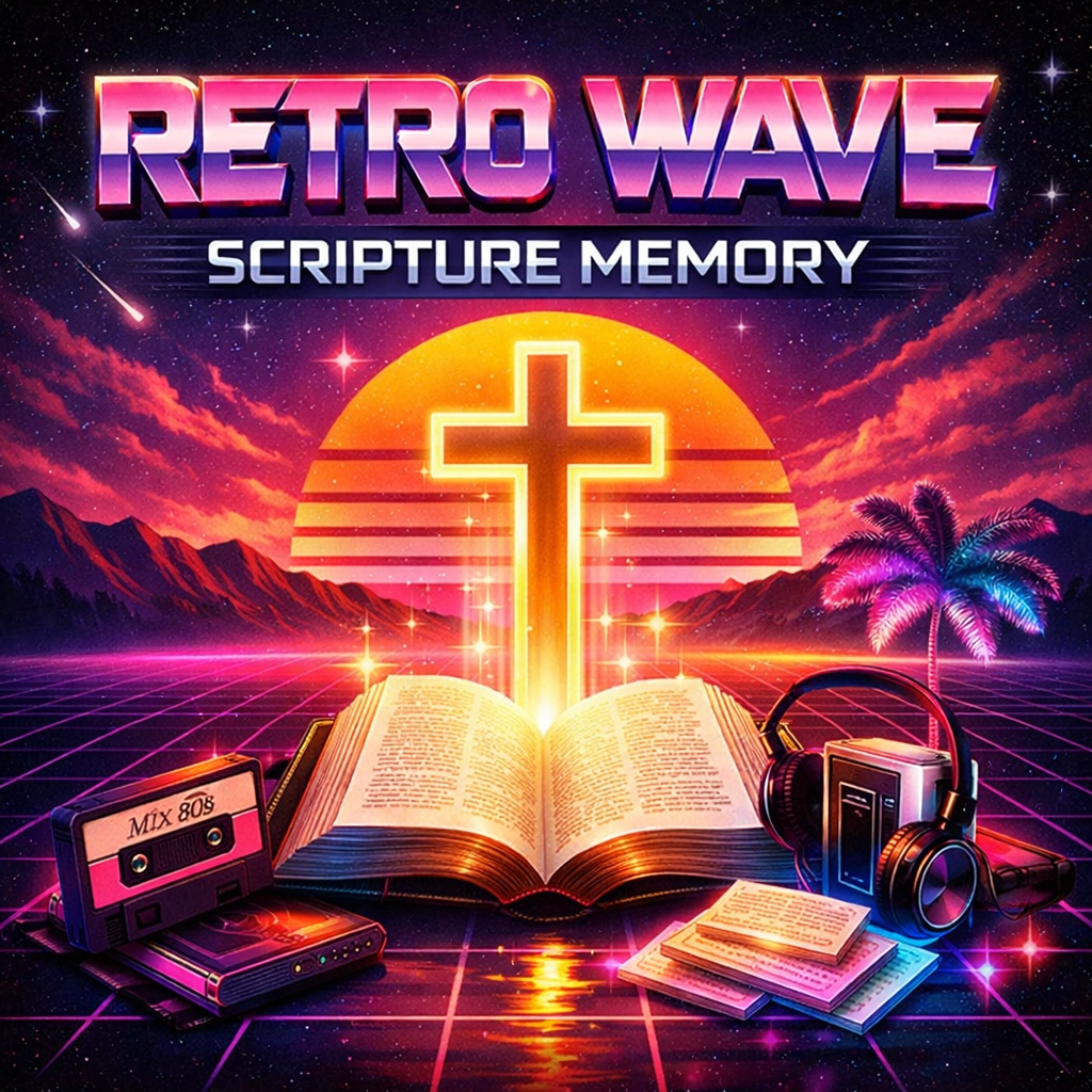 Image for Retro Wave Scripture Memory