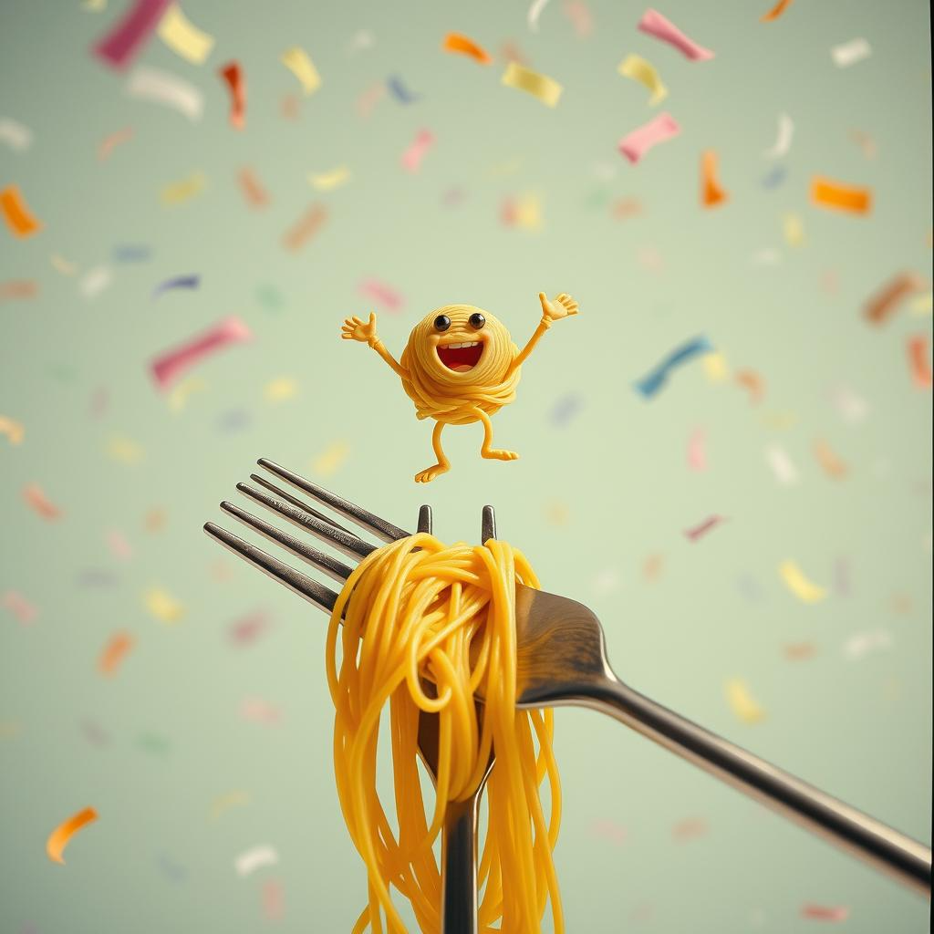 The Spaghetti Man artwork