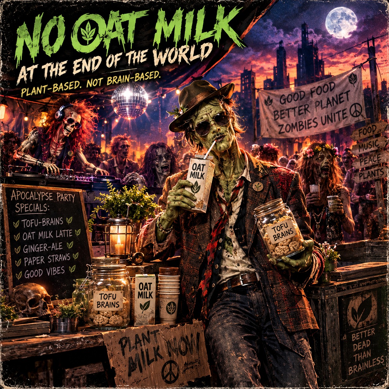 No Oat Milk at the End of the World artwork