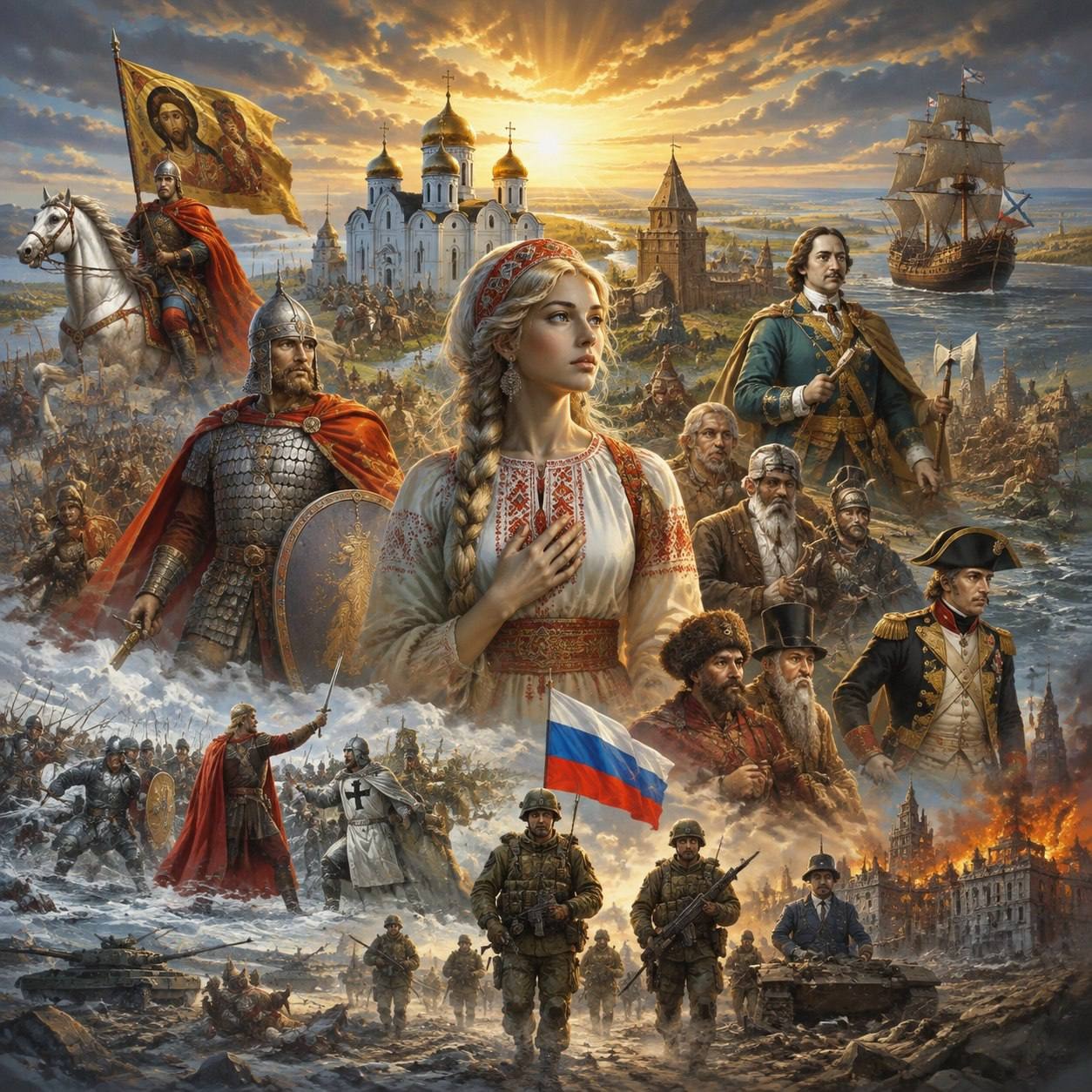 Ах, ты Русь моя, изначальная! - Михаил Дьяконов - @TerraRemiX artwork