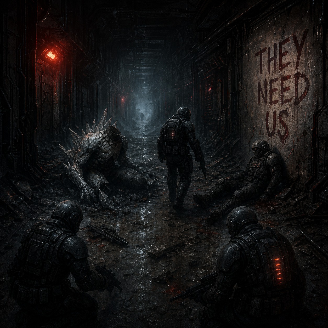 THEY NEED US artwork