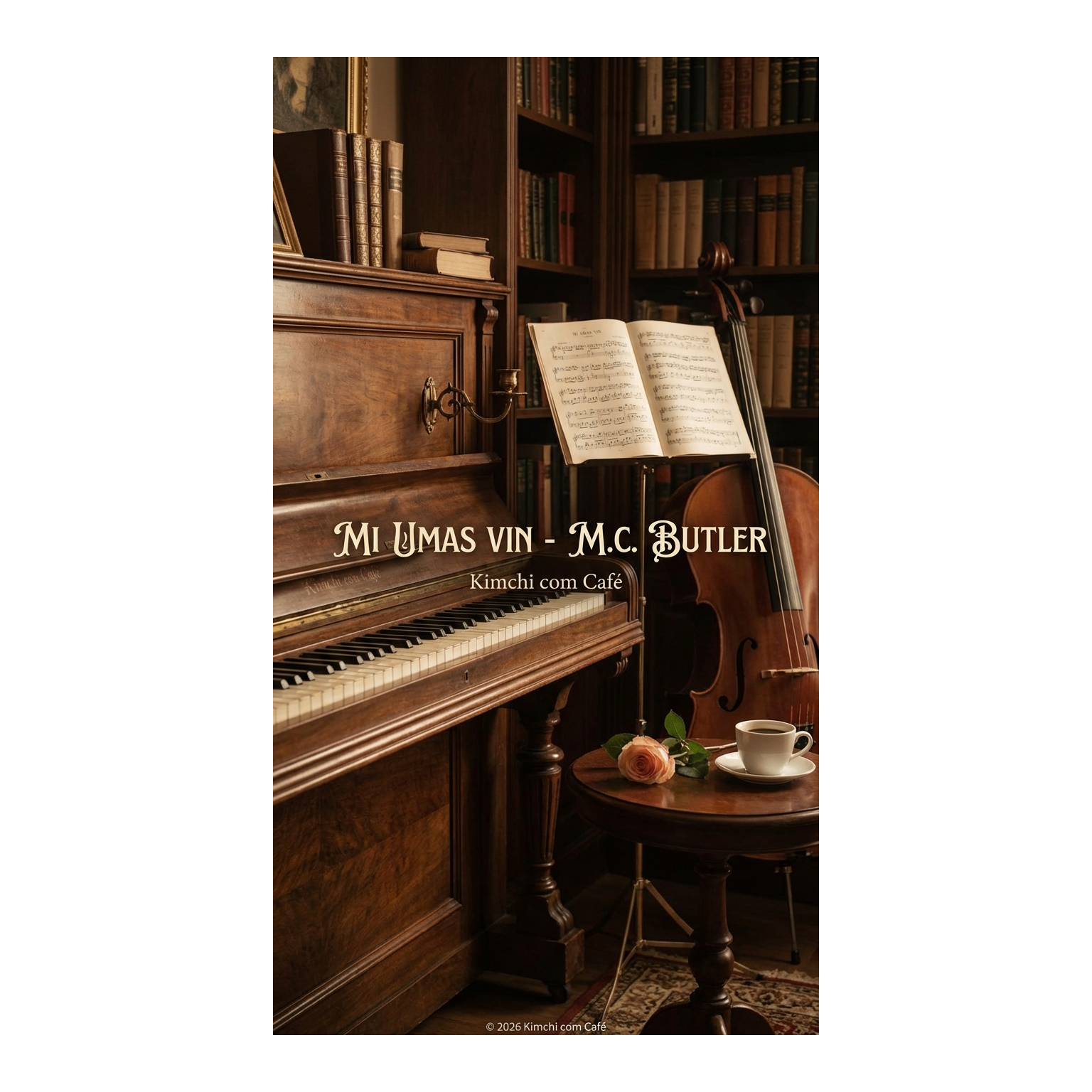 Mi umas vin - M.C. Butler artwork