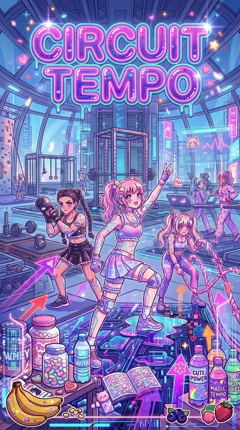 サーキットで汗の輪っか♡Hyper Cute Mix artwork
