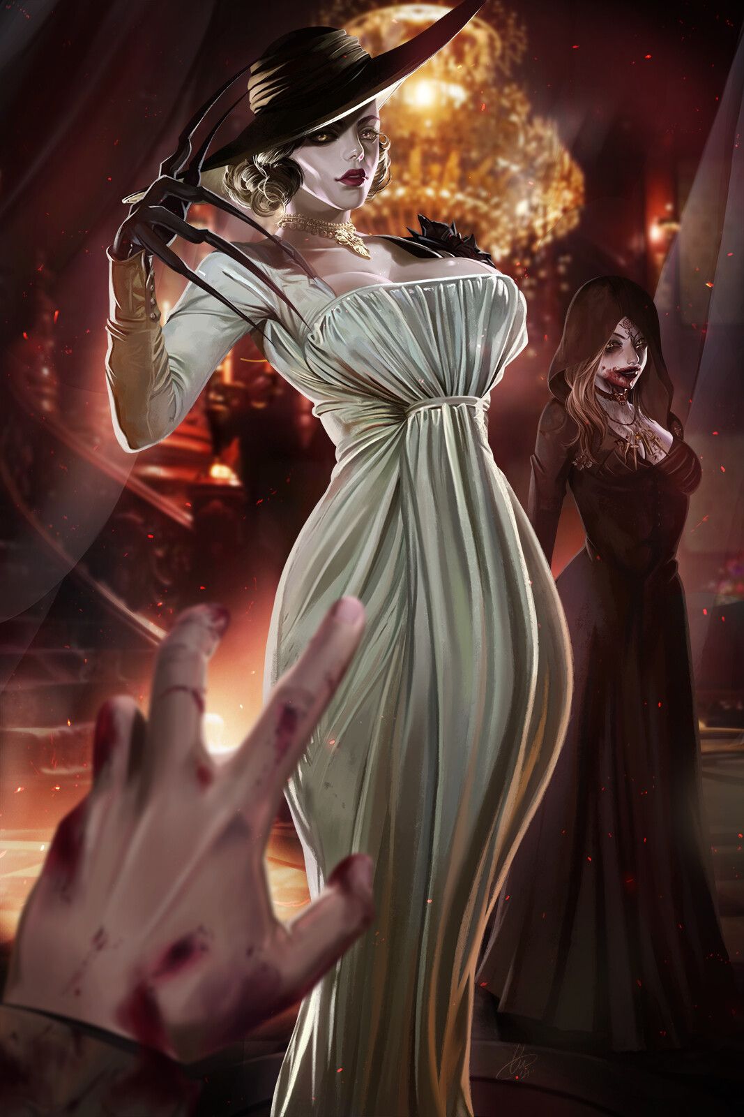 oh dear... I will hunt you, and I will break you!" artwork