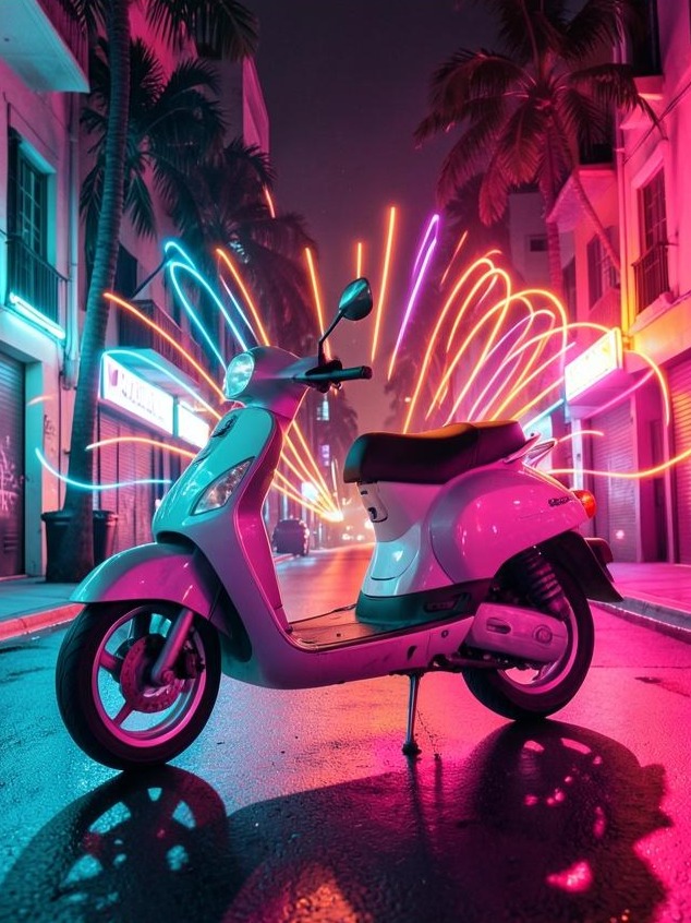 SHE KULA ~ But her Sista Scooter! artwork