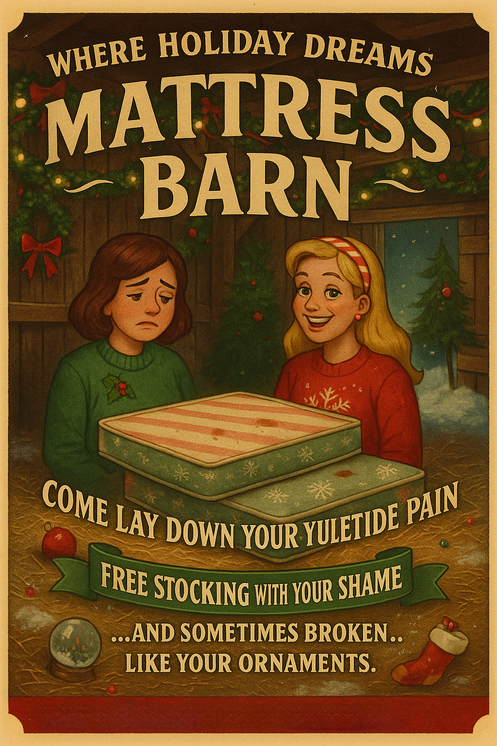 Mattress Barn: Christmas Sale artwork