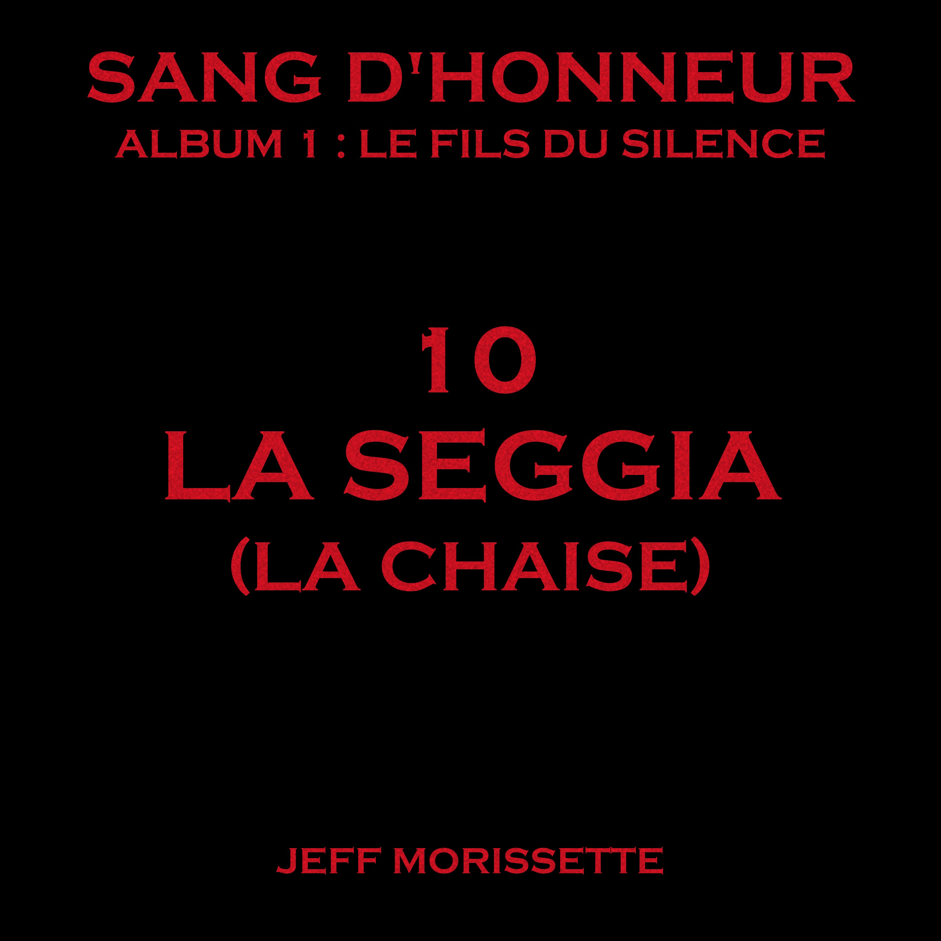 10 - La seggia (La Chaise) - French Version artwork