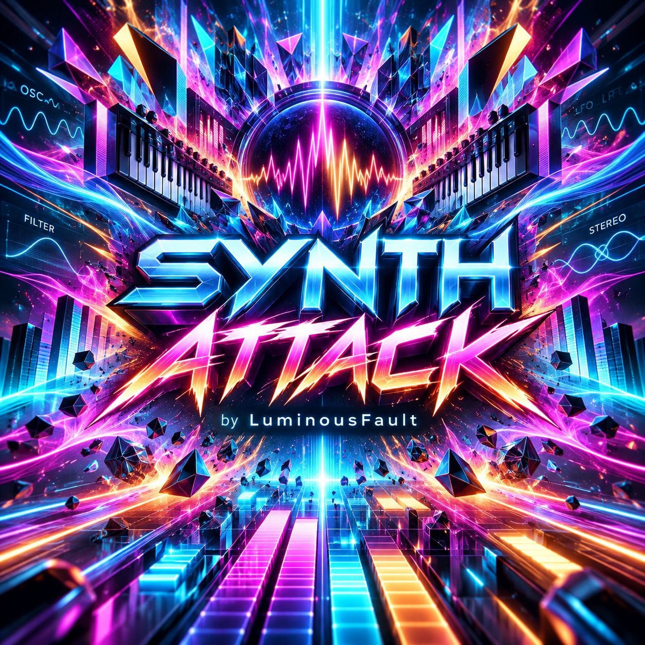 Synth Attack artwork