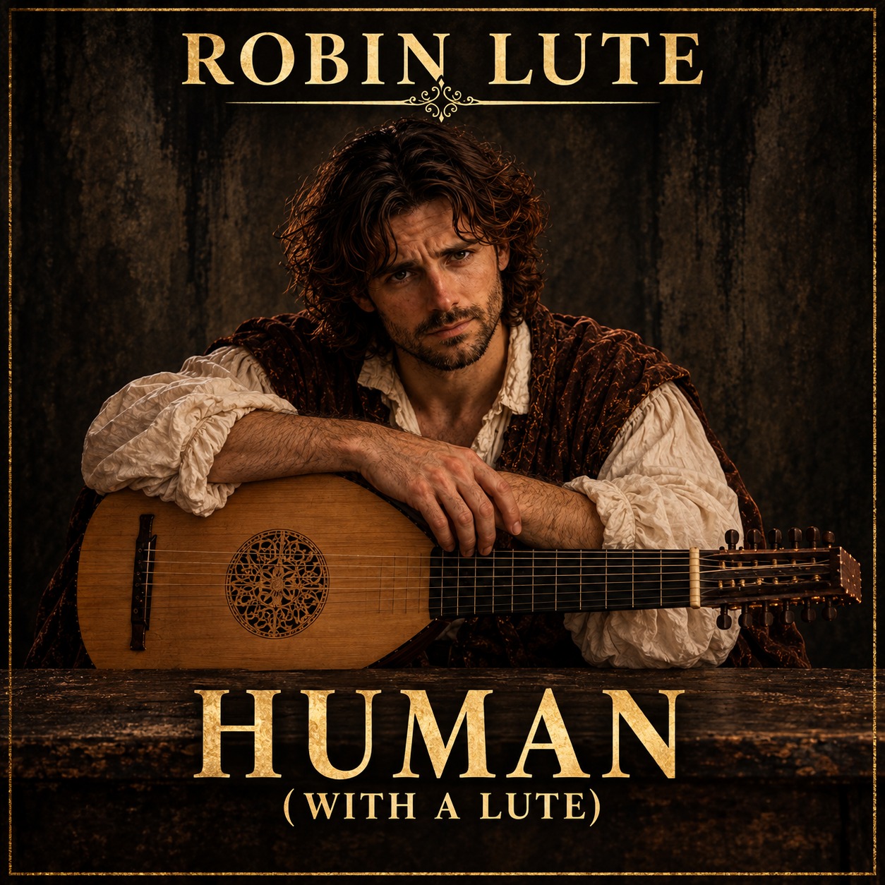 Human (With a Lute) artwork